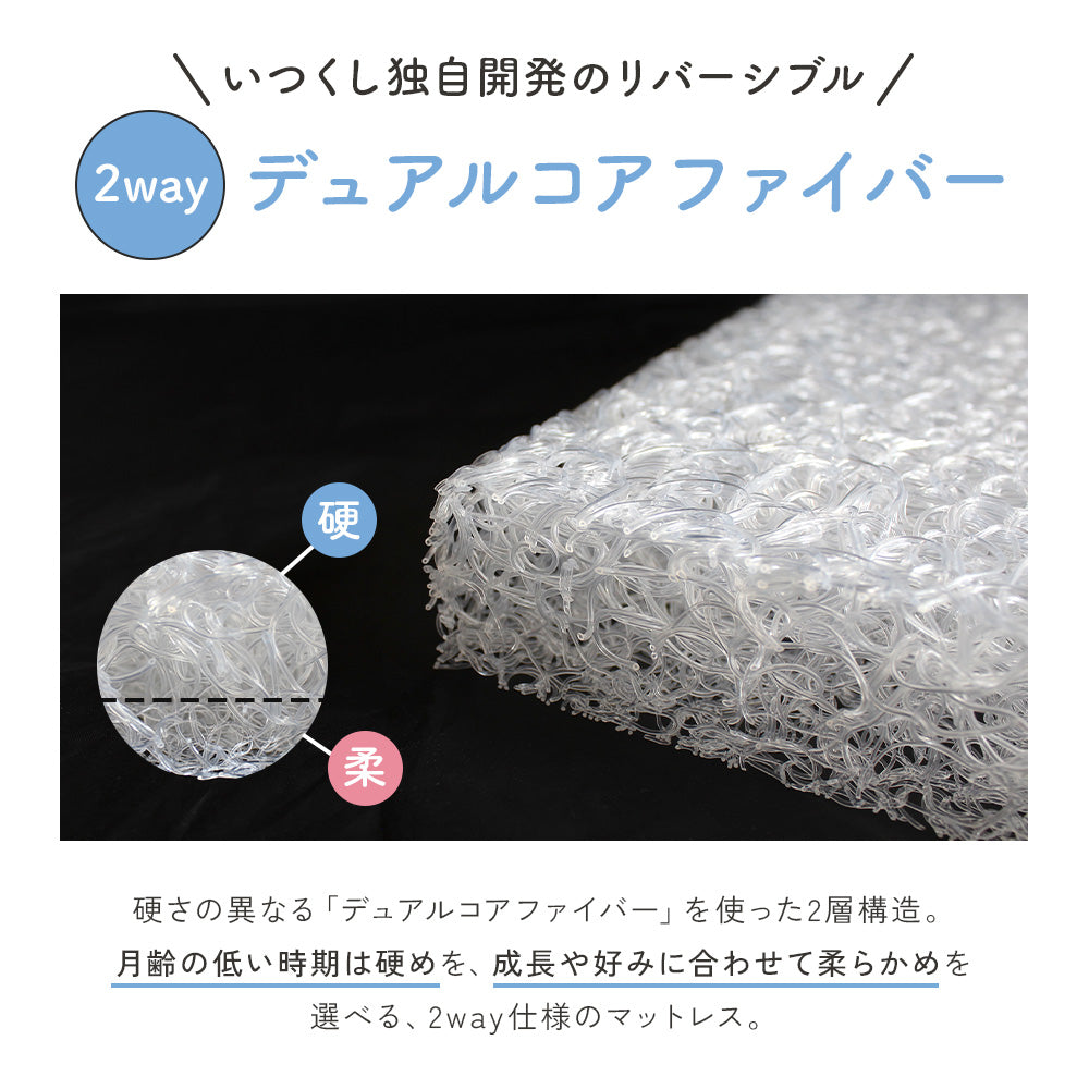 \新発売価格/呼吸を守るマットレス ここねん ベビーマットレス 60×90cm 70×120cm