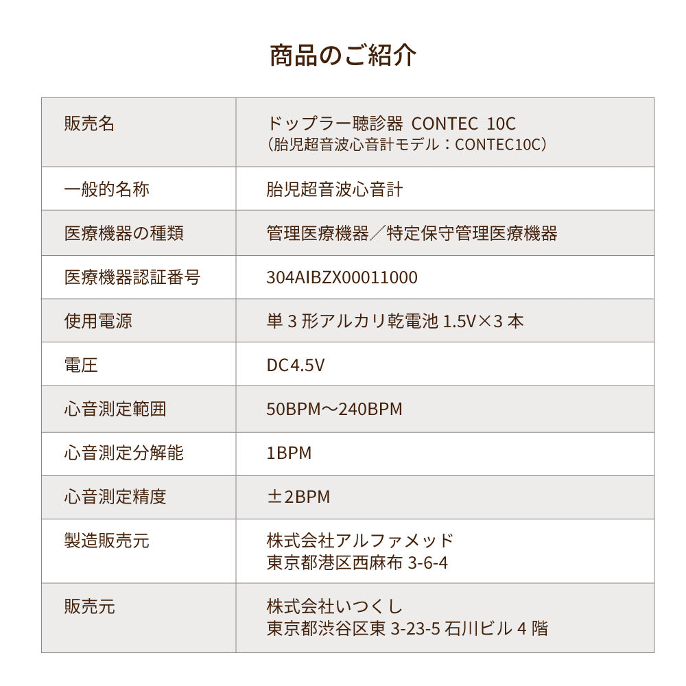 胎児超音波心音計 Baby Phone