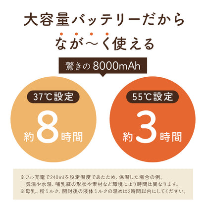 モバイルミルクウォーマー MW-8000